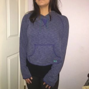 Purple workout sweater